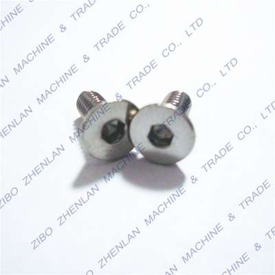 Stainless Steel Flat Round Head Hex Socket Furniture Screw